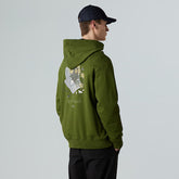 Unisex Connect Relaxed Kapuzenpullover mit Grafikprint