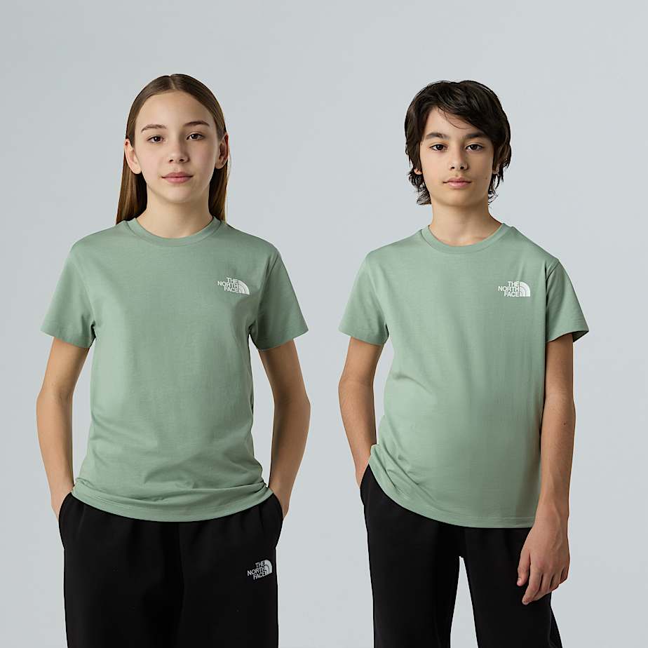 Teenager T-Shirt mit schlichtem Kuppel-Print