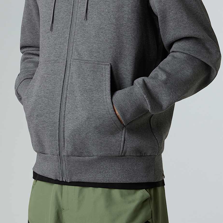 Herren Simple Dome Kapuzenjacke mit durchgehendem Reißverschluss