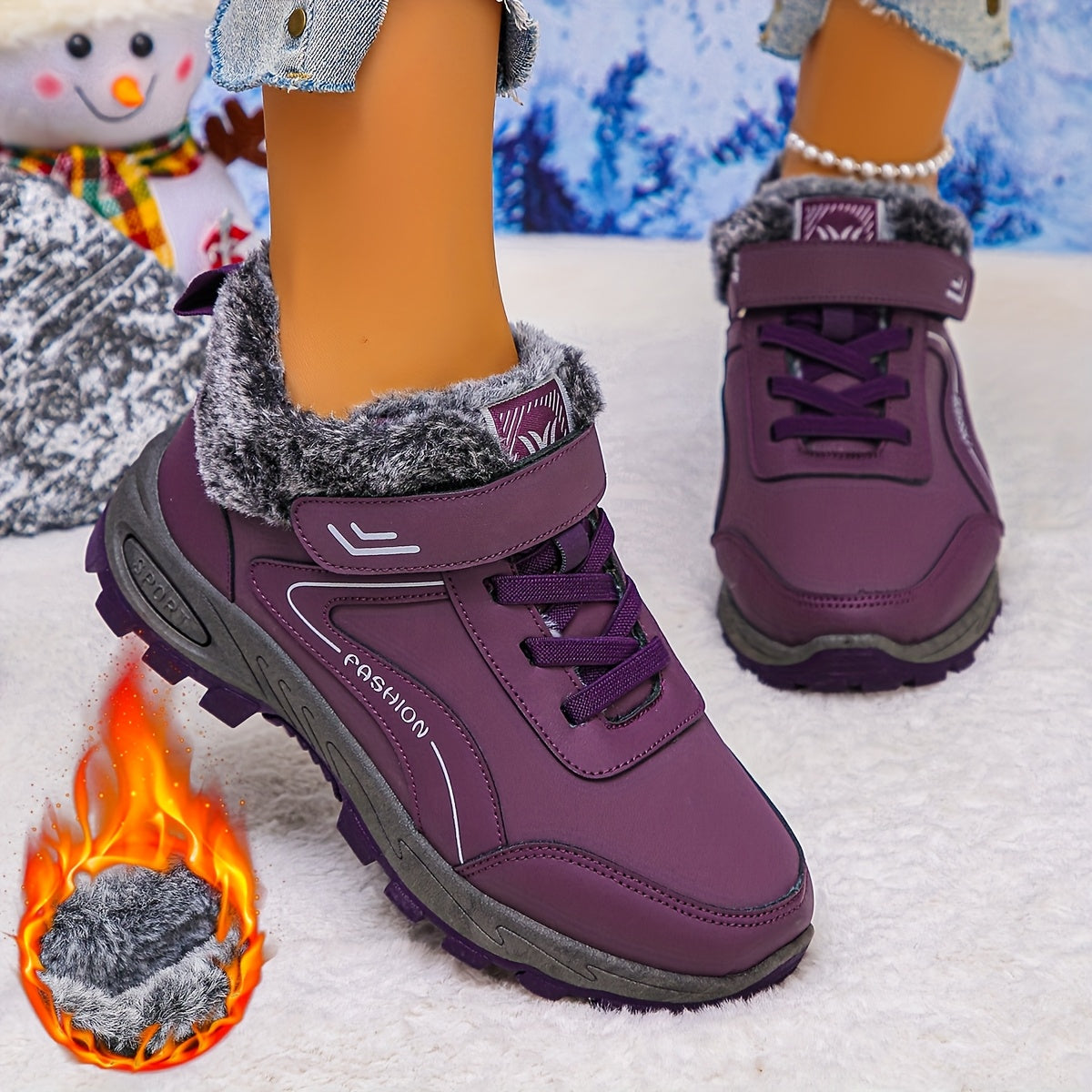 Women'S Winter Warm Ankle Boots