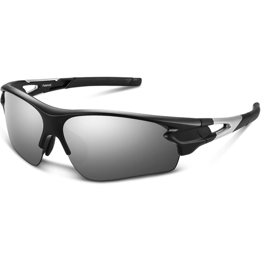 Polarized Wrap-Around Sport Sunglasses with UV400 Protection