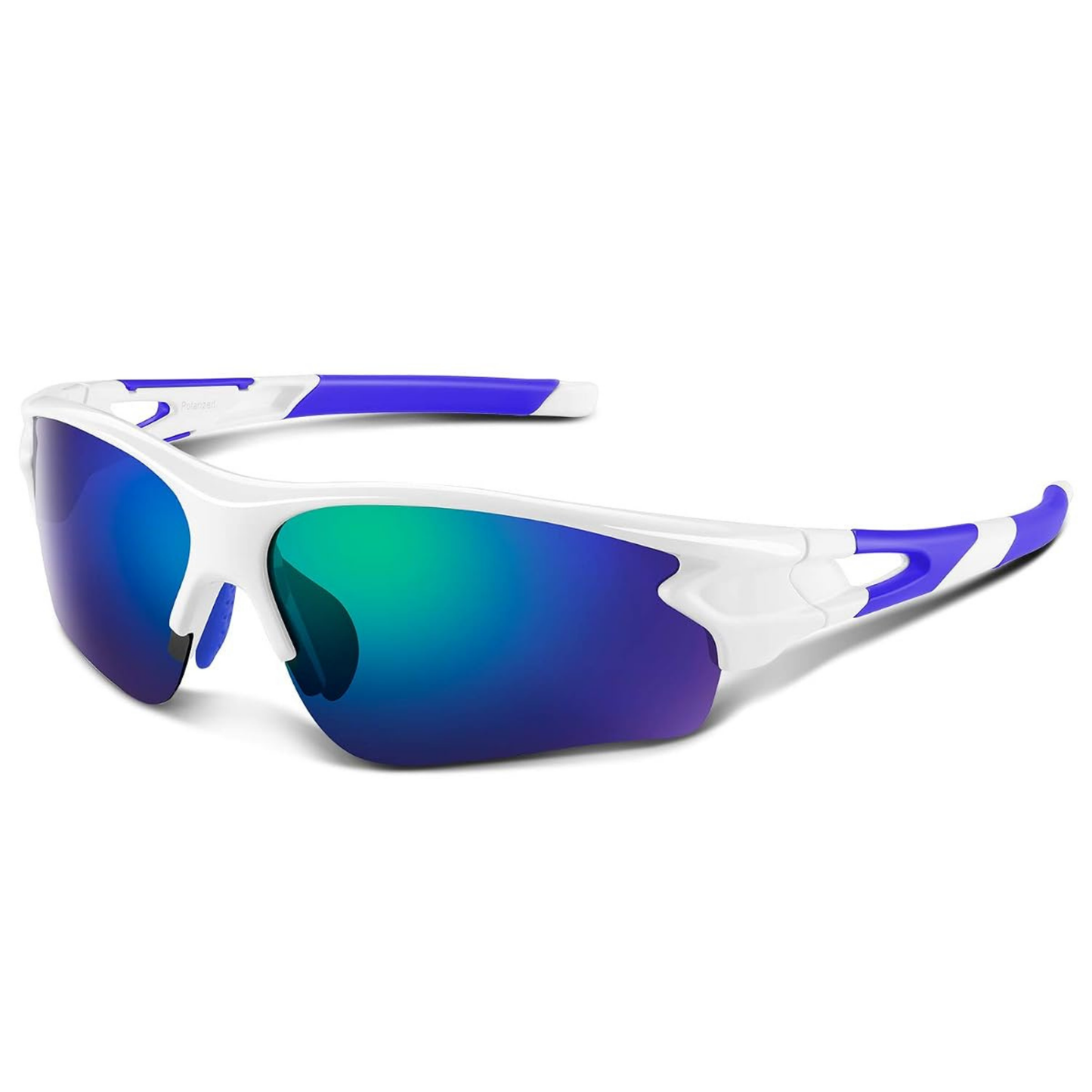 Polarized Wrap-Around Sport Sunglasses with UV400 Protection