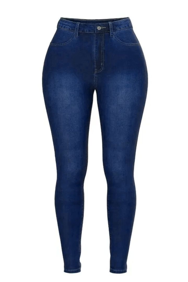 Elastische High-Rise Skinny Jeans