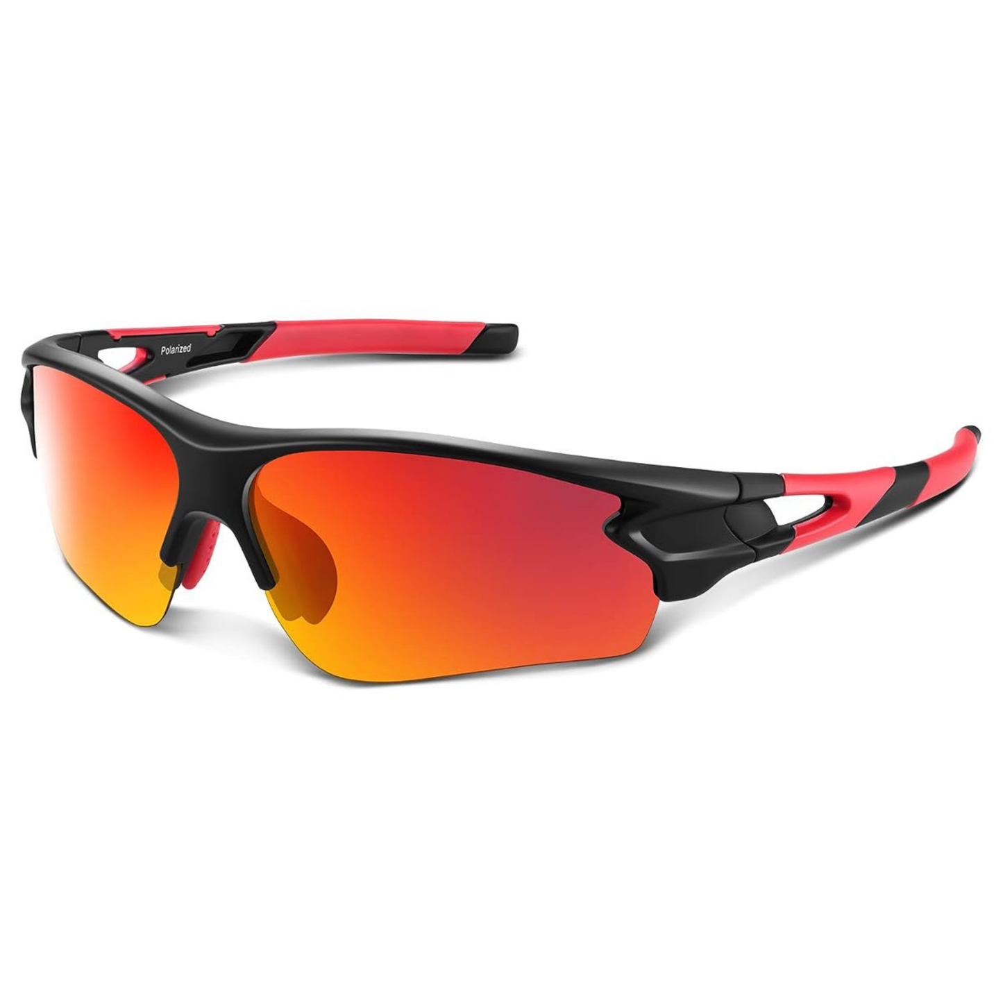 Polarized Wrap-Around Sport Sunglasses with UV400 Protection