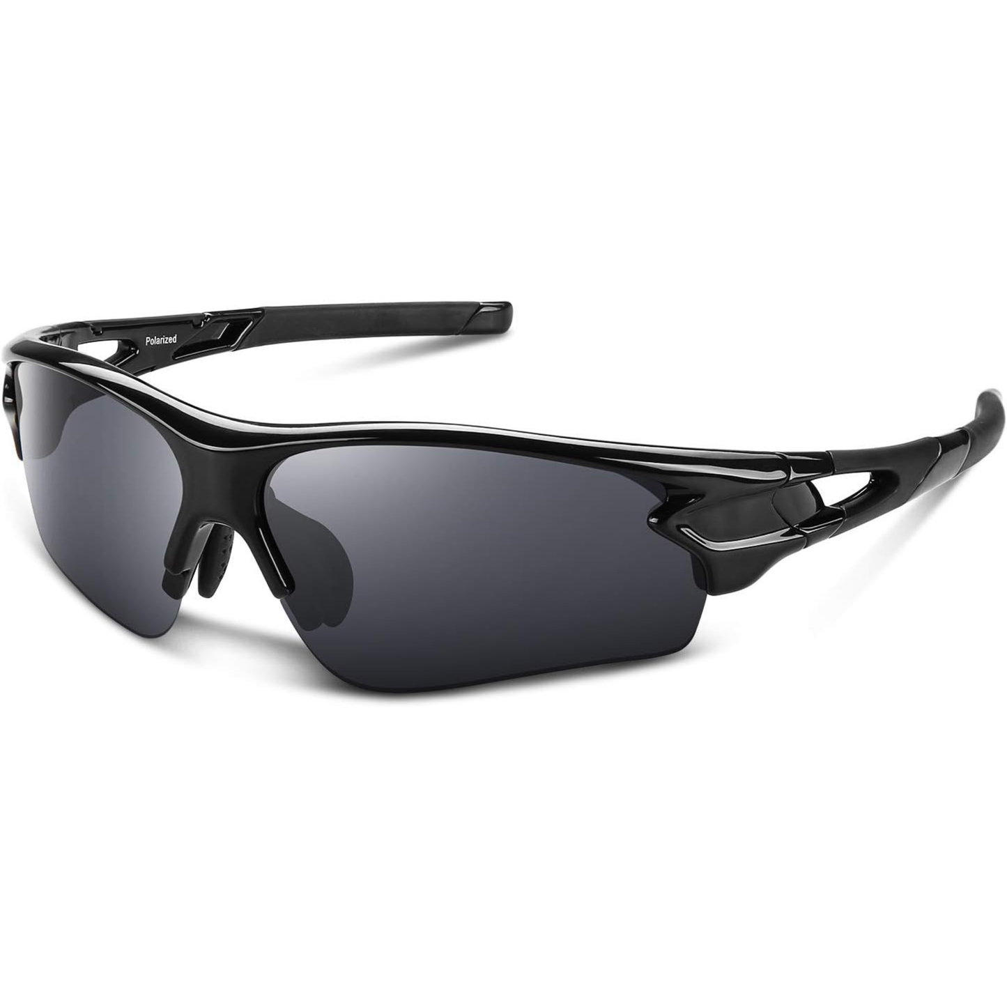 Polarized Wrap-Around Sport Sunglasses with UV400 Protection