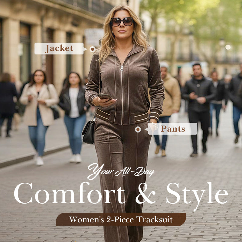 ✨ Women’s 2-Piece Tracksuit Set — Chic Comfort for Every Occasion! 💃