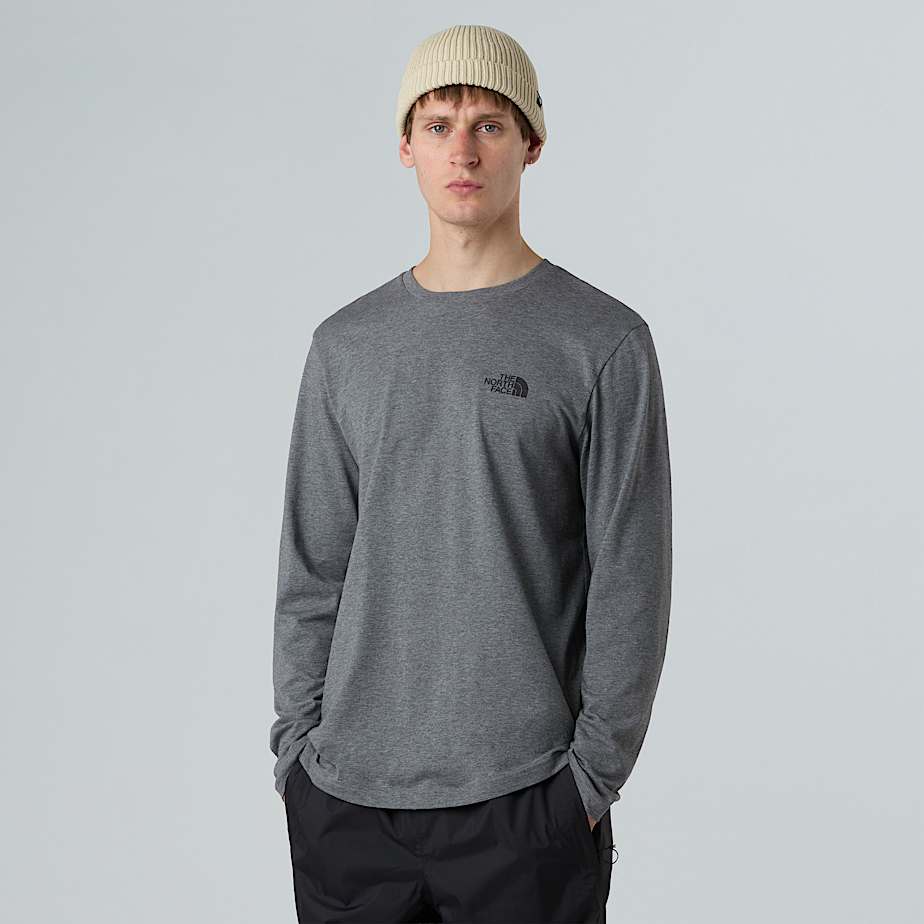 Herren Langarm-T-Shirt Simple Dome