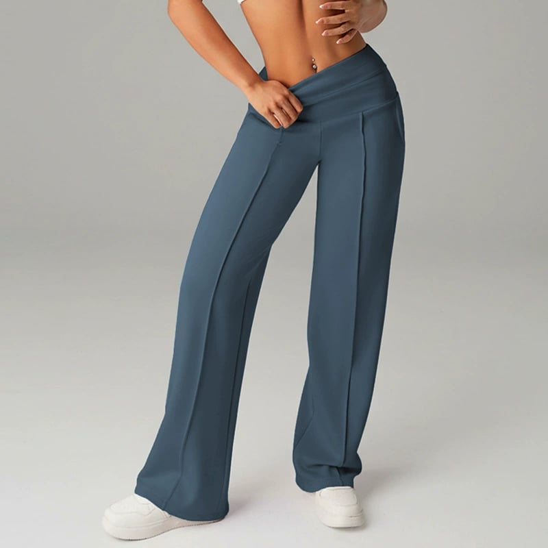 💥50K+ SOLD💕Women's Plain Loose Straight Leg Pants