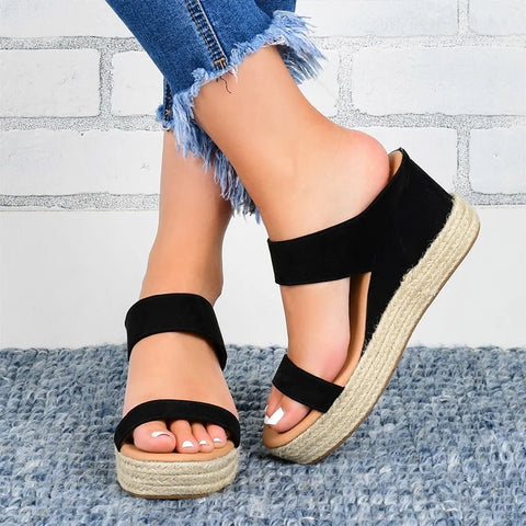 Damen Wedges Sandalen