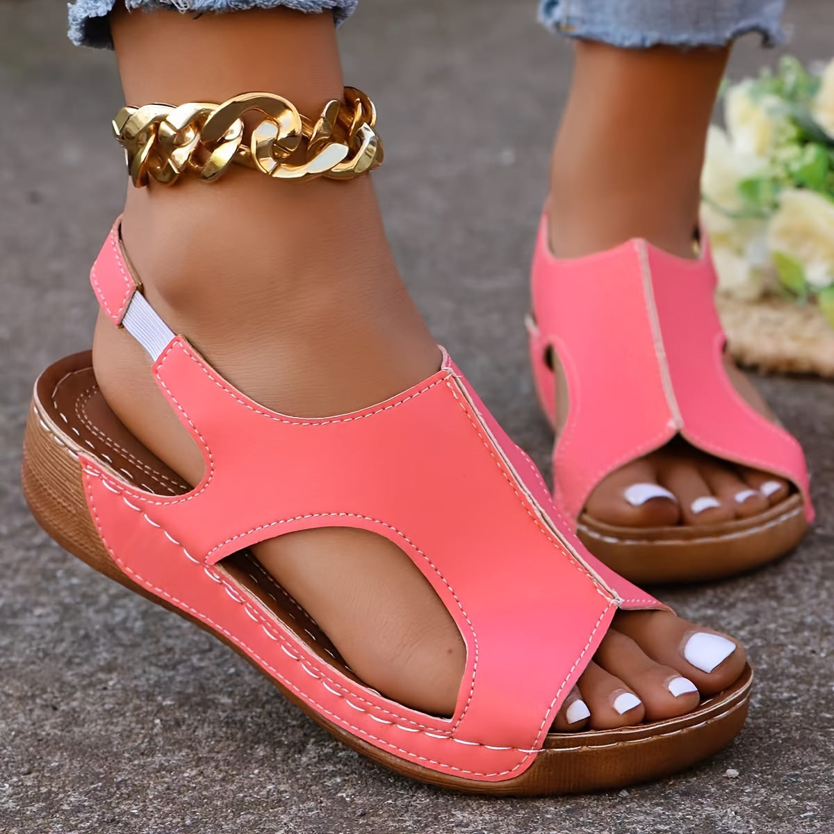 Women's New Summer Rhinestone Open Toe Orthopaedic Sandals