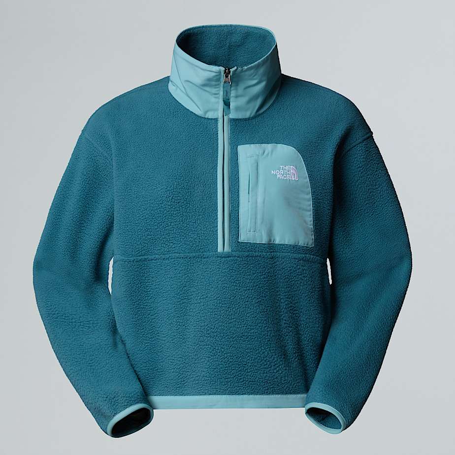 Damen Yumiori Fleecejacke mit halbem Reißverschluss für die Nebensaison