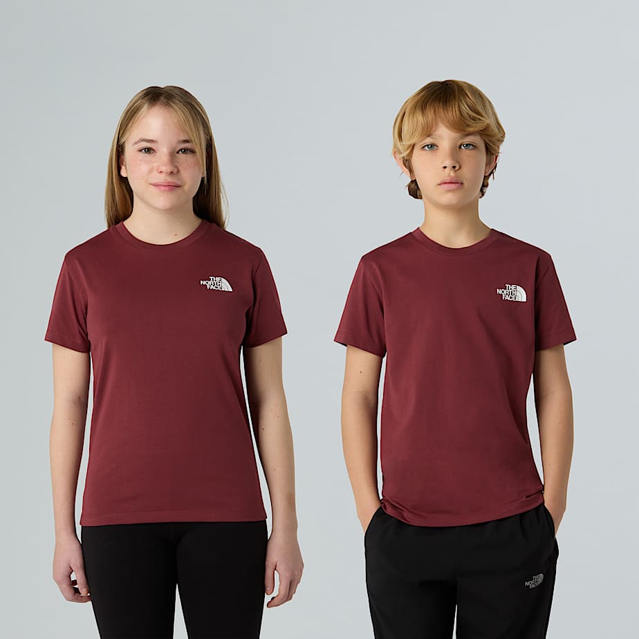 Teenager T-Shirt mit schlichtem Kuppel-Print
