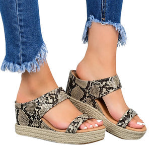 Damen Wedges Sandalen