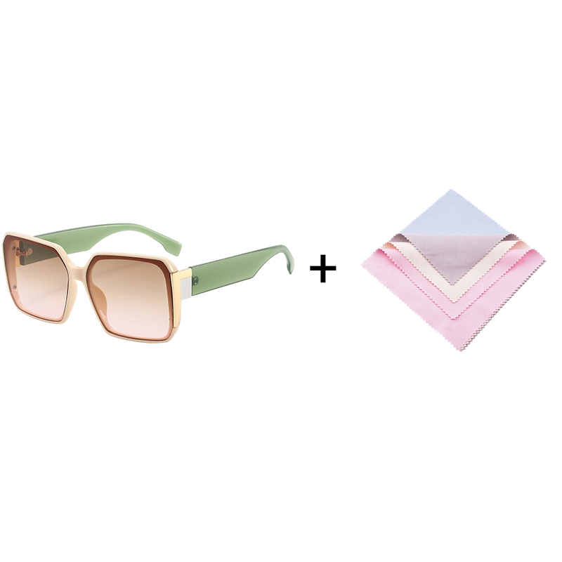 Oversized Retro Square Sunglasses – UV400 Fashion Shades