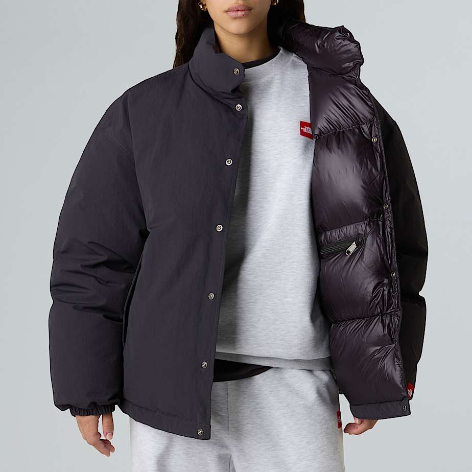 Rote Daunenjacke für Herren