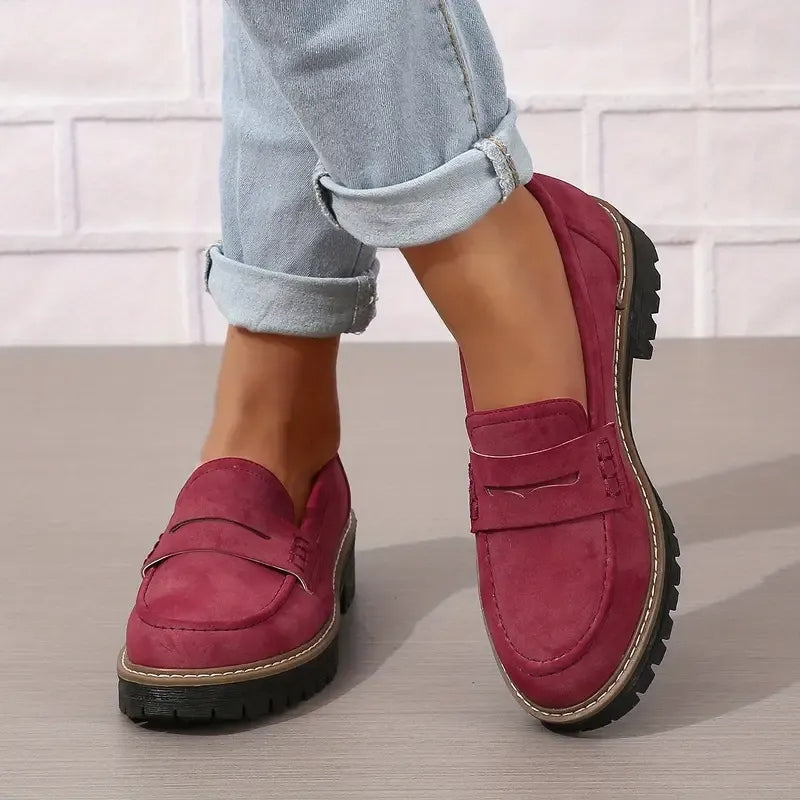 Women's Fashion Thick Sole Loafers