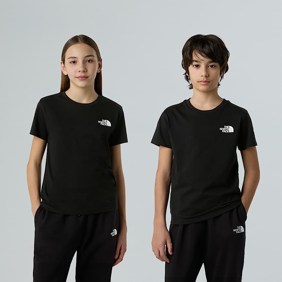 Teenager T-Shirt mit schlichtem Kuppel-Print