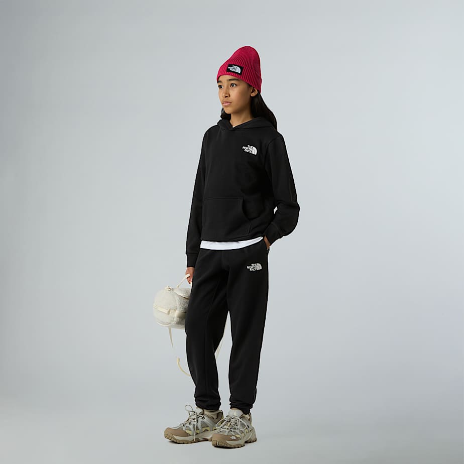 Hoodie mit schlichtem Kuppel-Design für Teenager