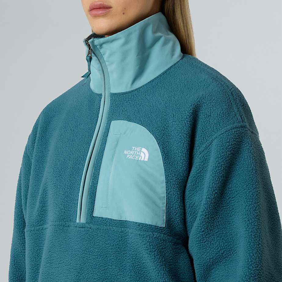 Damen Yumiori Fleecejacke mit halbem Reißverschluss für die Nebensaison
