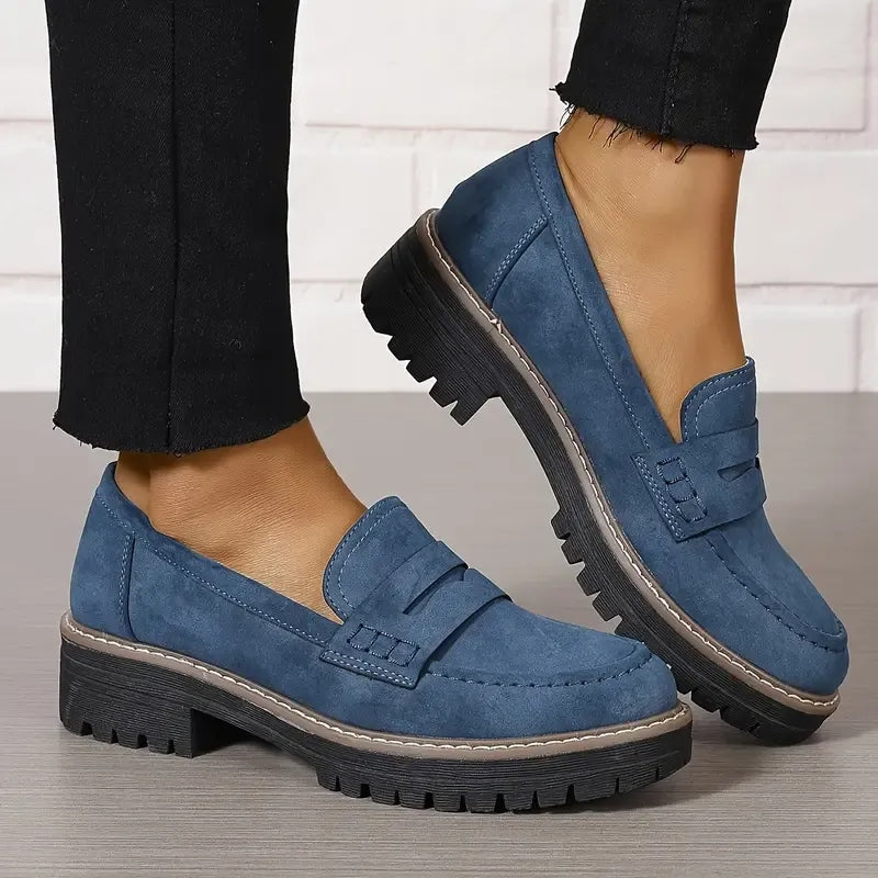 Women's Fashion Thick Sole Loafers