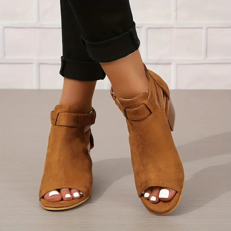 Women's Orthopaedic High Heel Leather Shoes