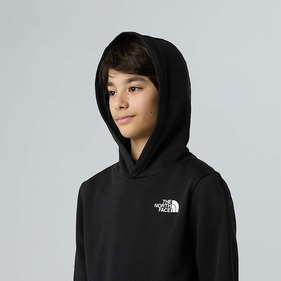 Hoodie mit schlichtem Kuppel-Design für Teenager
