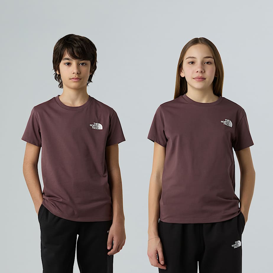 Teenager T-Shirt mit schlichtem Kuppel-Print