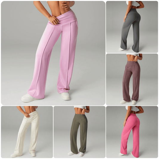 💥50K+ SOLD💕Women's Plain Loose Straight Leg Pants