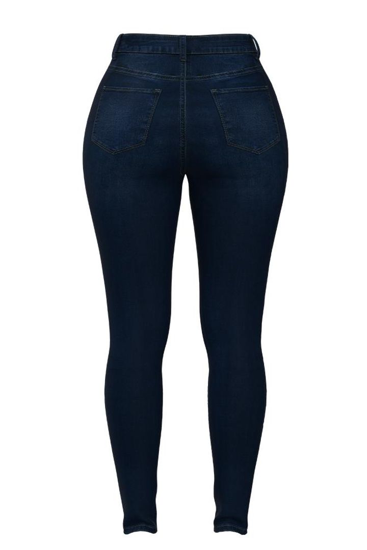 Elastische High-Rise Skinny Jeans