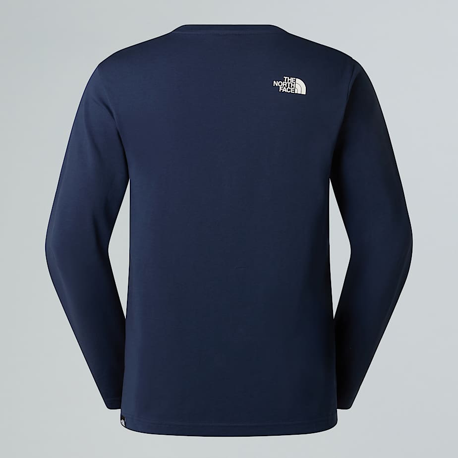 Herren Langarm-T-Shirt Simple Dome