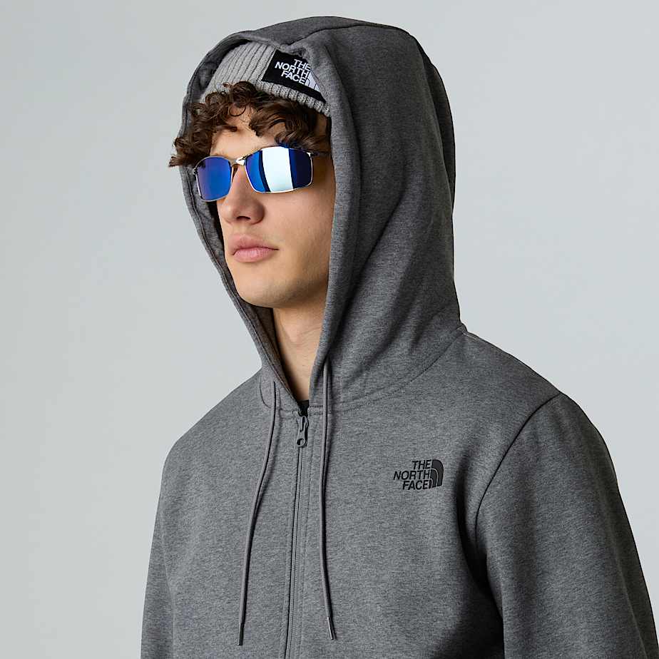 Herren Simple Dome Kapuzenjacke mit durchgehendem Reißverschluss