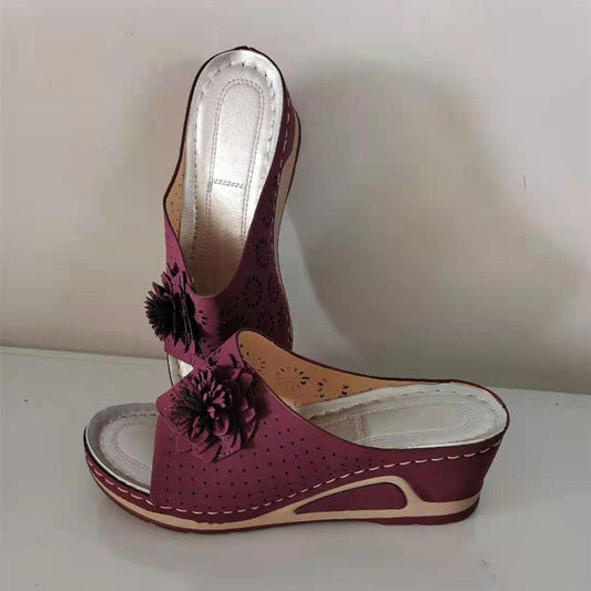 Soft Bottom Massage Orthopedic Wedge Slide Sandals