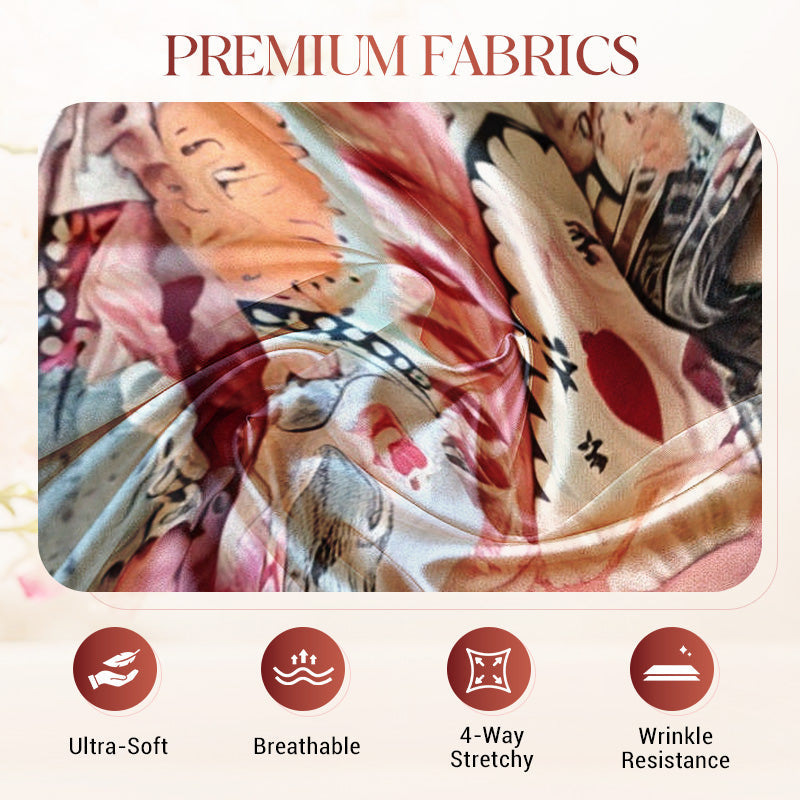 ⏳Time-Limited Special⏰Women's Printed Top & Wide Leg Pants 2-Piece Set