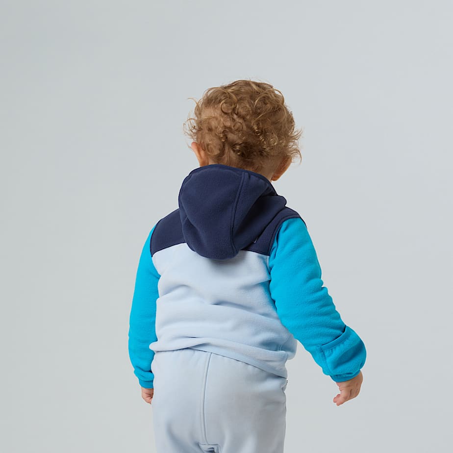 Baby-Gletscher-Kapuzenjacke mit Reißverschluss