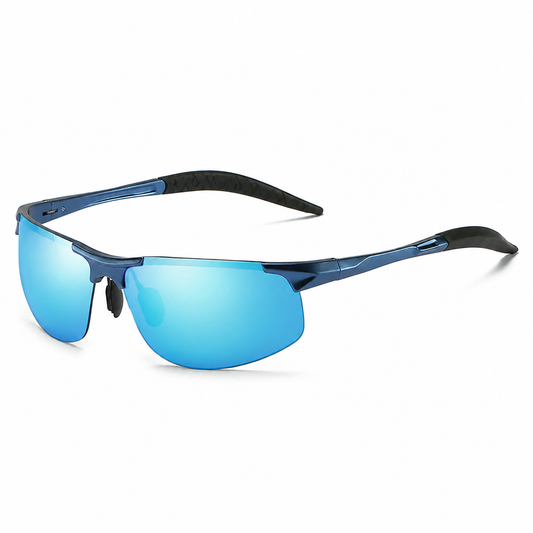Men’s Polarized Sport Sunglasses – Lightweight Metal Frame For Driving Fishing Golf Running