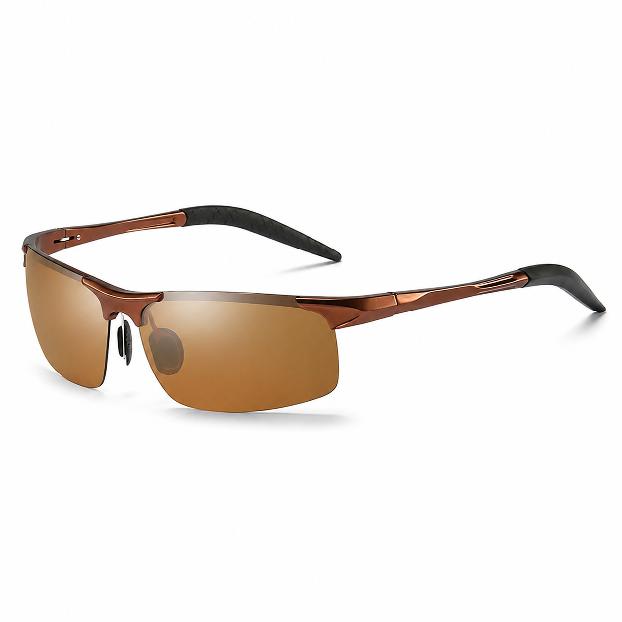 Herren Polarisierte Sportsonnenbrille – Leichter Metallrahmen zum Autofahren Angeln Golfen Laufen