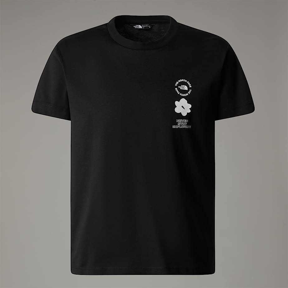 Mädchen T-Shirt mit Blumengrafik und Relaxed Fit