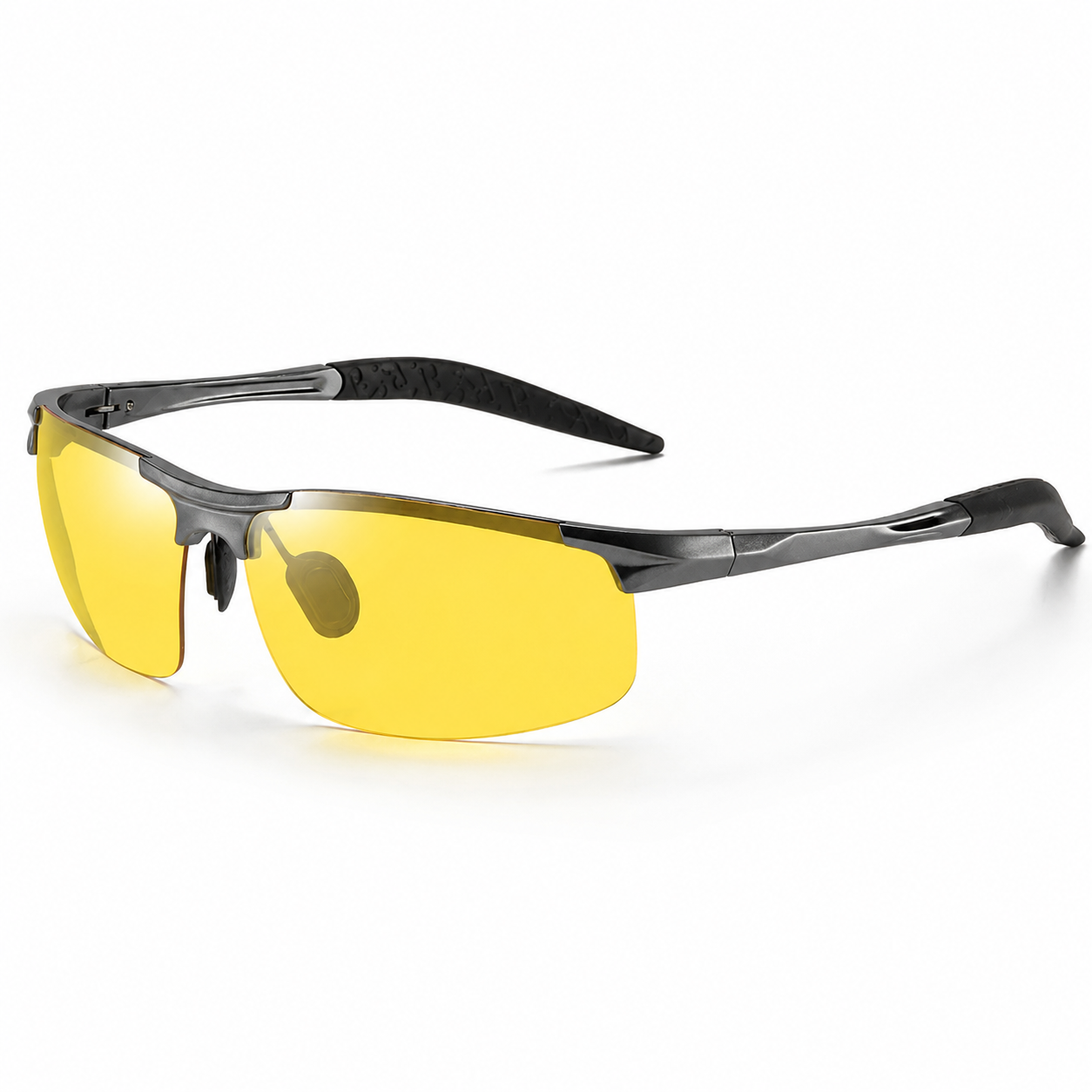 Herren Polarisierte Sportsonnenbrille – Leichter Metallrahmen zum Autofahren Angeln Golfen Laufen