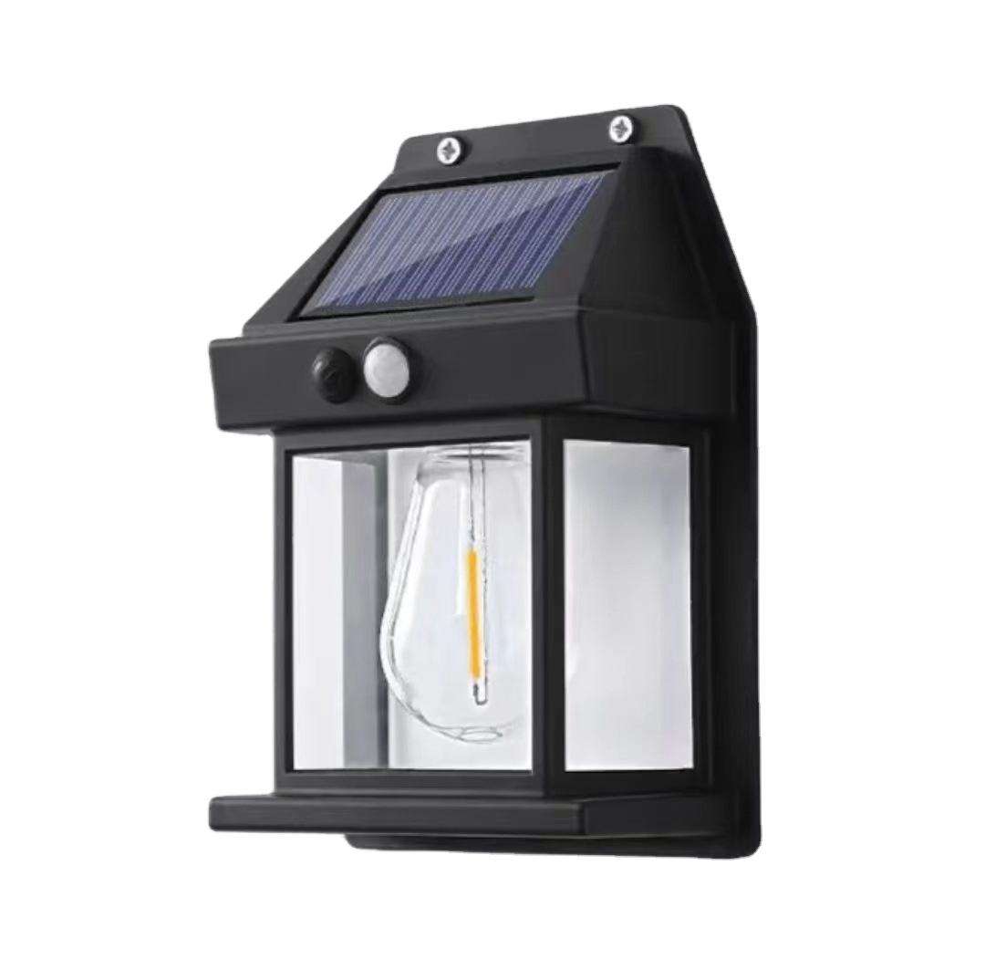 2-Pack Solar Motion Sensor Wall Lights for Outdoor Security