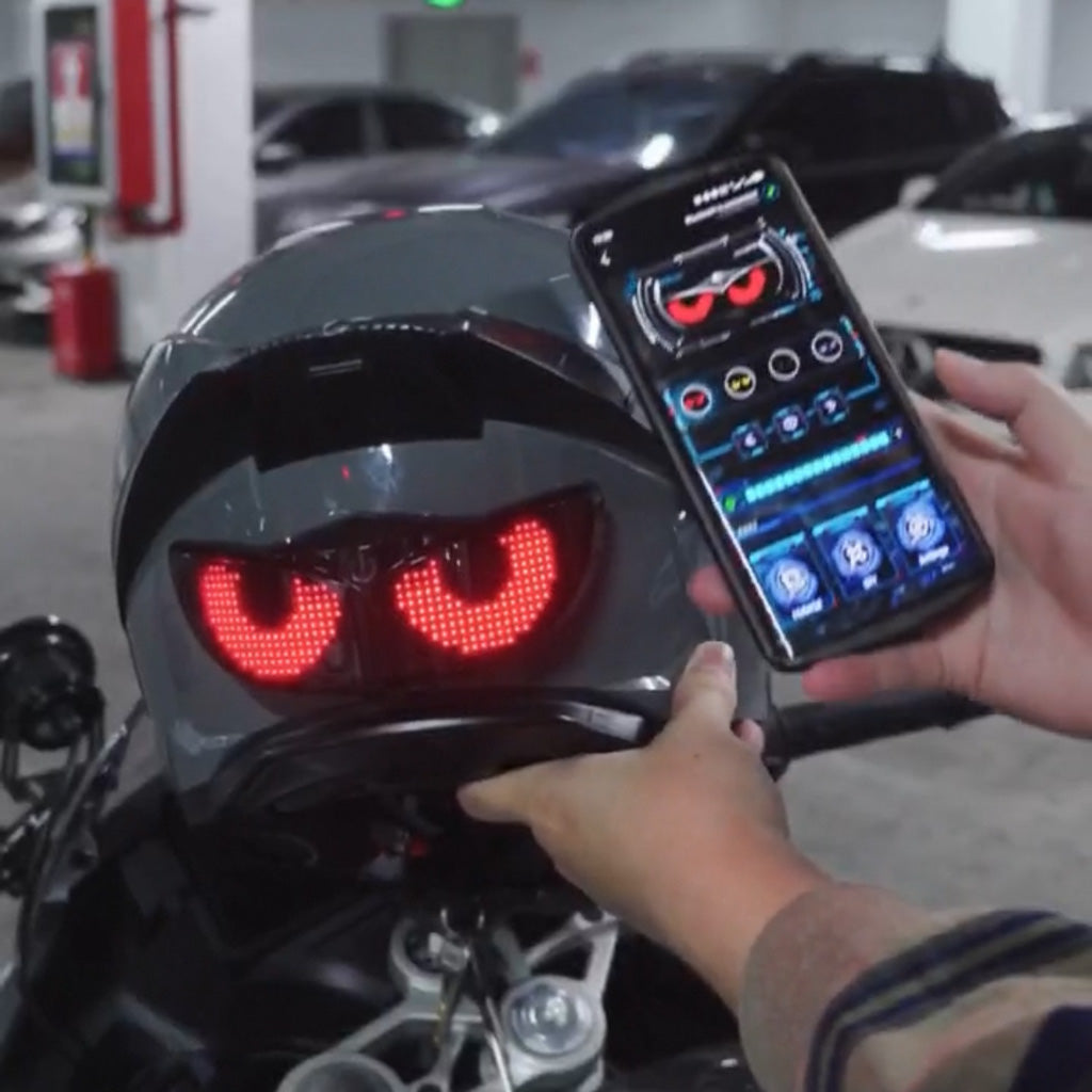 Smart LED Helmet Display