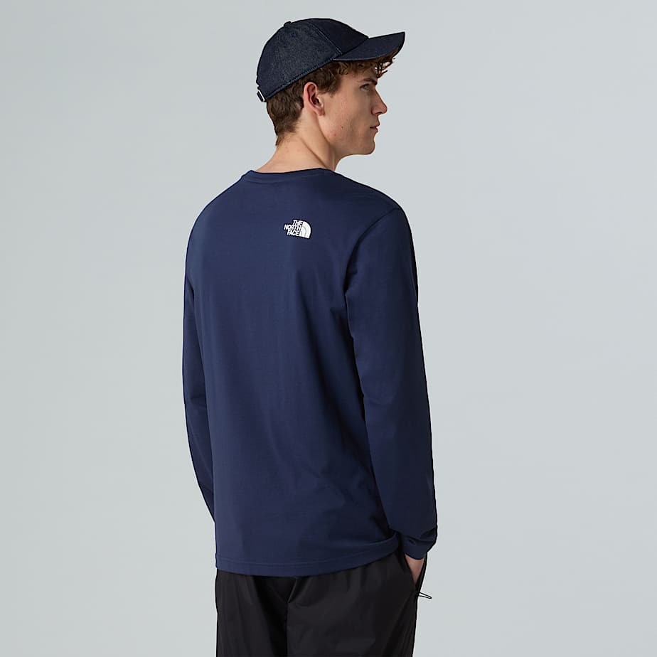 Herren Langarm-T-Shirt Simple Dome