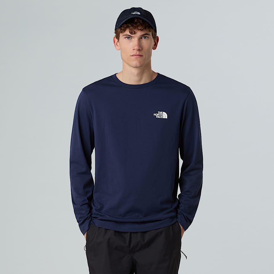 Herren Langarm-T-Shirt Simple Dome