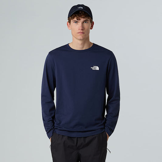 Men's Long-Sleeve Simple Dome T-Shirt