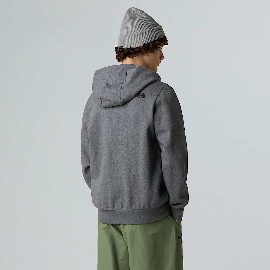 Herren Simple Dome Kapuzenjacke mit durchgehendem Reißverschluss