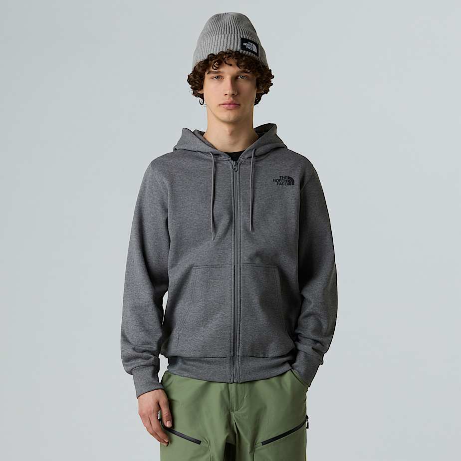 Herren Simple Dome Kapuzenjacke mit durchgehendem Reißverschluss