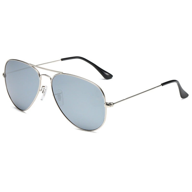 Classic Aviator Sunglasses with Glass Lenses