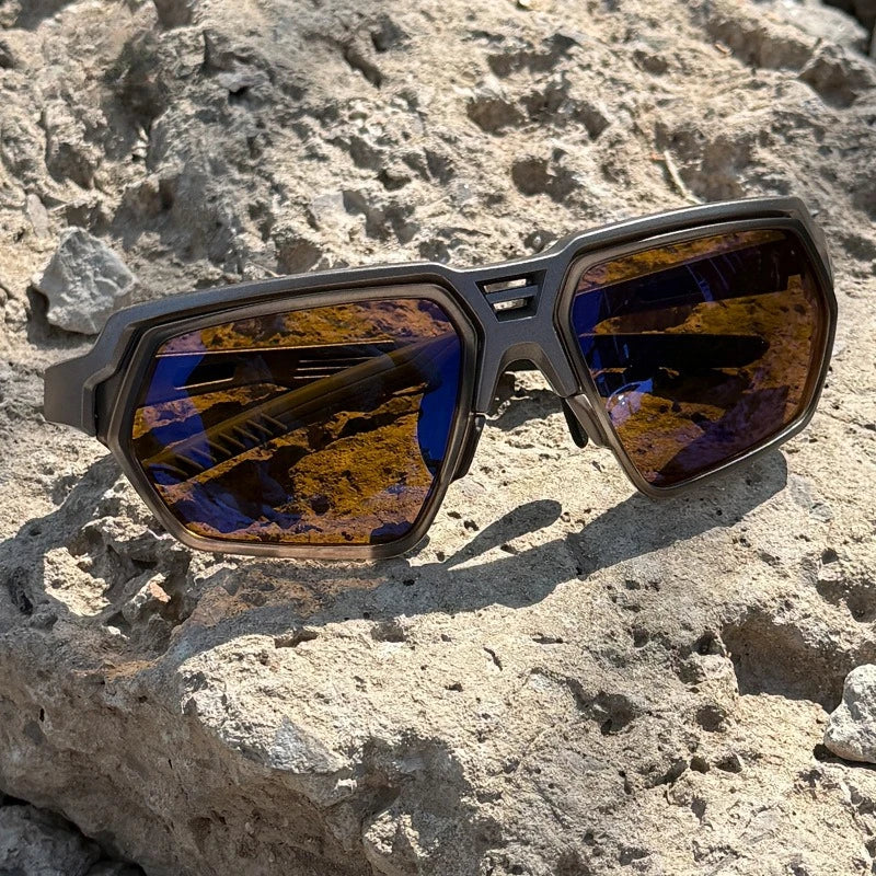 Wrap-Around Polarized Sport Sunglasses for Cycling & Running