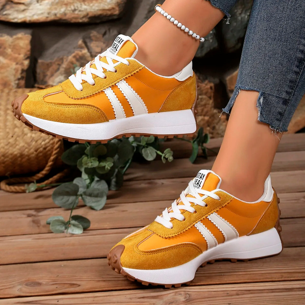 Stay-Real Sneakers | Retro style that goes with everything
