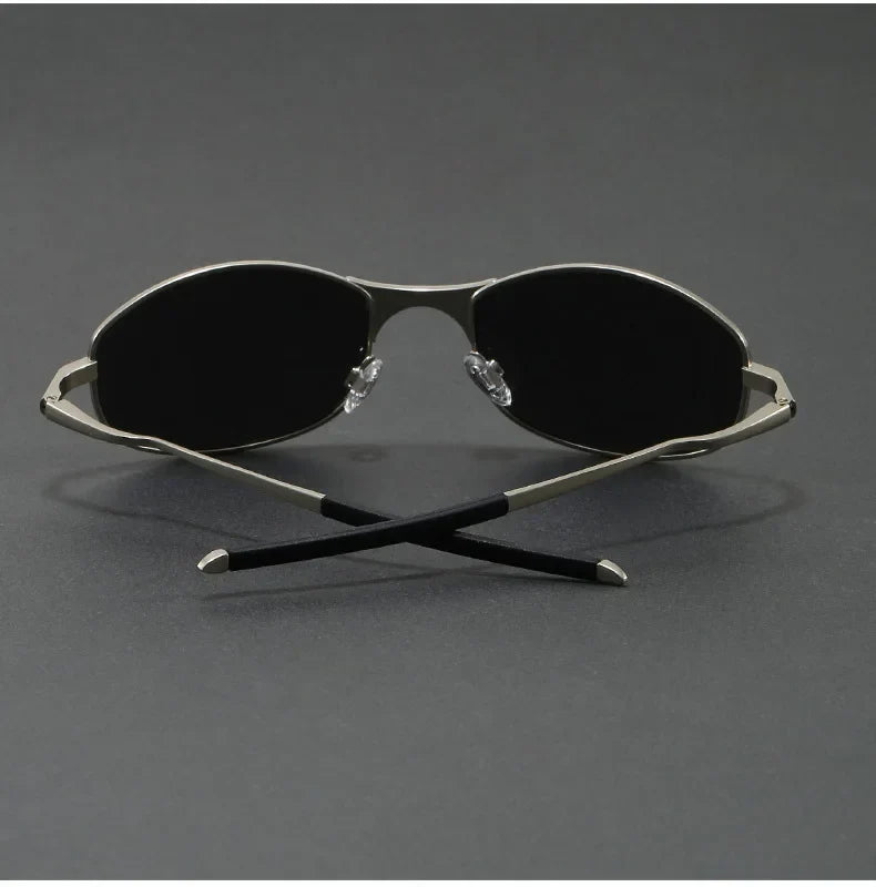 Polarized Metal Sport Sunglasses for Driving & Outdoor Use