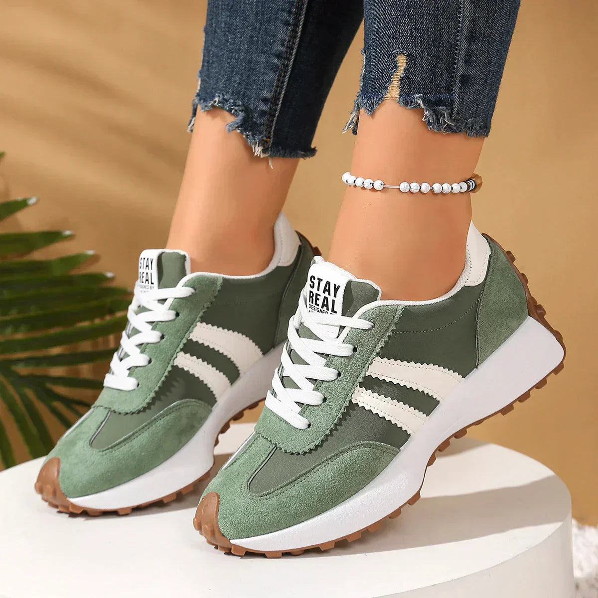 Stay-Real Sneakers | Retro style that goes with everything